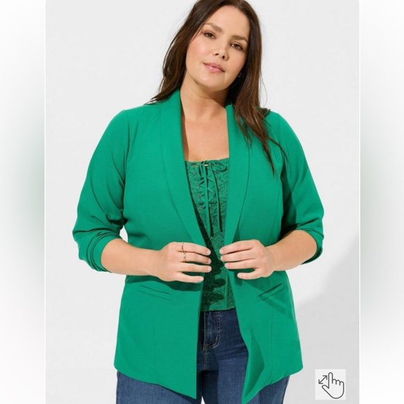 Jellybean green blazer 3x - Picture 1 of 5